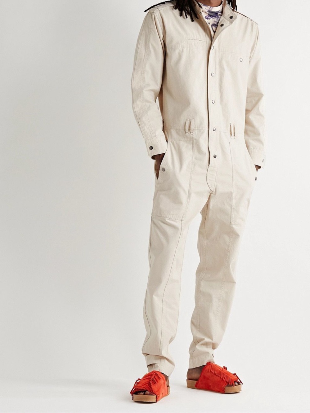 Isabel Marant Cream Men Pants